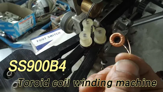 Heavy Wire Small Toroidal Ferrite Ring Coil Winding Machine